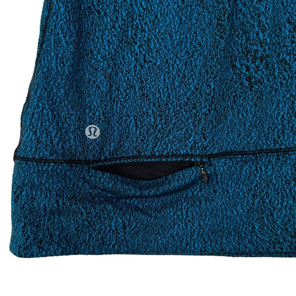 Lululemon Rush Hour Running Luon Spray Jacquard Shocking Blue Rulu 4 Pullover - Picture 11 of 11